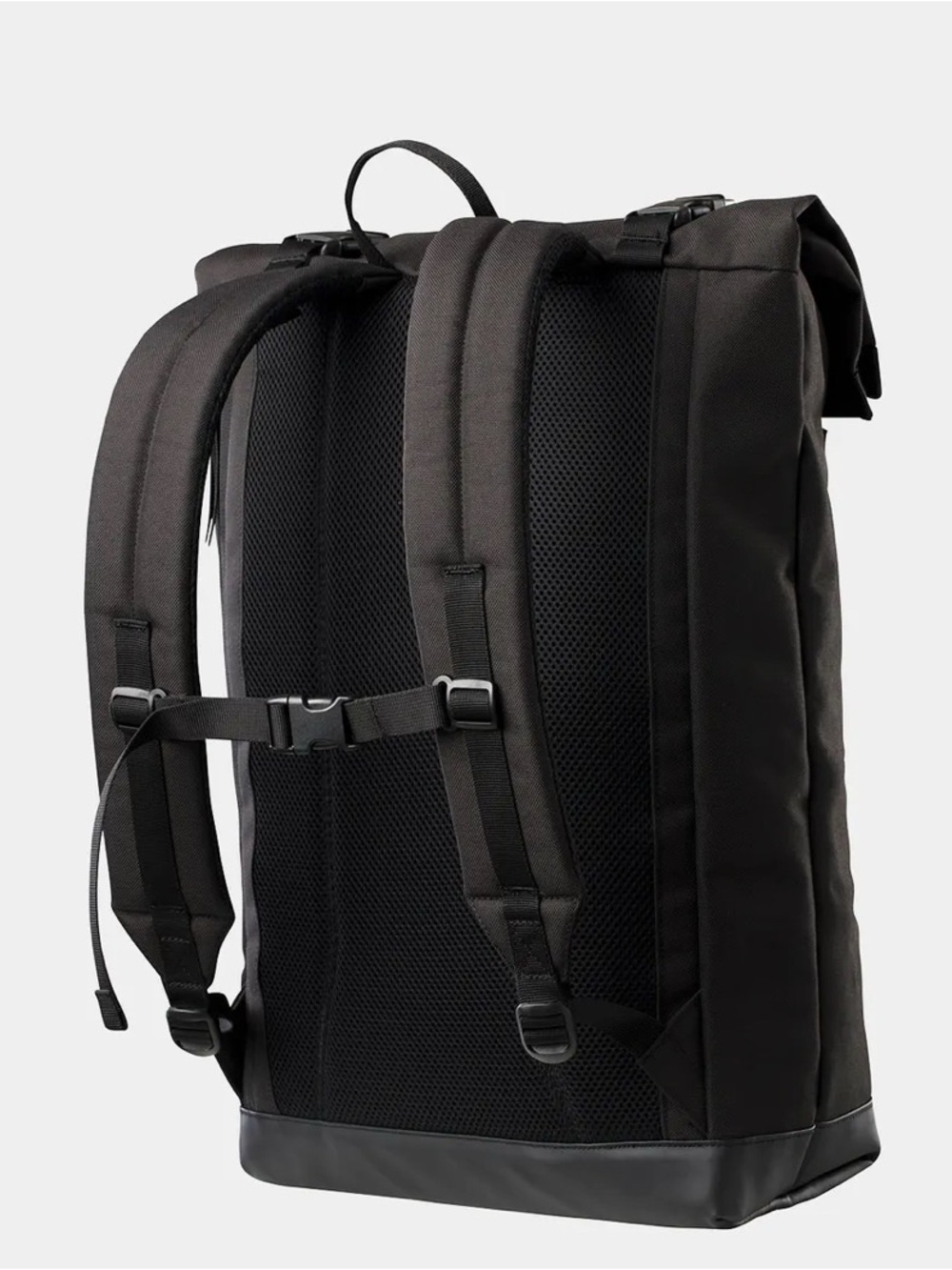 Helly Hansen Black Roll-Top Backpack with HH Logo, waterproof, 28L - Picture 2 of 13